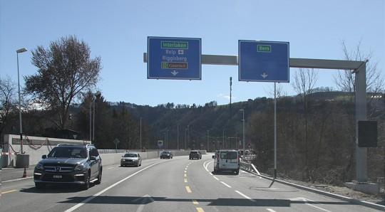  A6-Anschluss Rubigen 