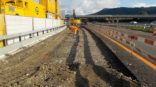  Rampe beim Anschluss Thun-Nord 