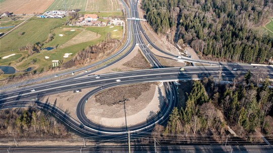  A6 Einfahrt Kiesen 