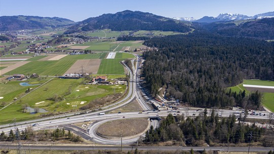  A6 bei Kiesen 